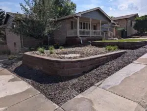 Landscaping Retaining Walls Project in Arvada