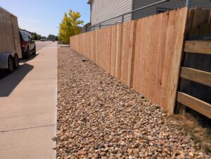 Split Rail to Privacy Fence Conversion in Lochbuie