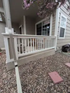 Exterior Trim and Porch Railing Repair in Brighton